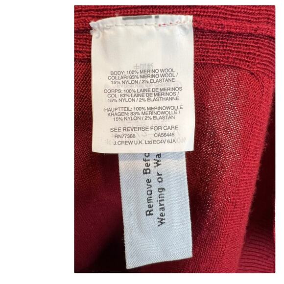 J Crew Soft Merino wool turtleneck sweater with side slits oversized - Picture 6 of 10